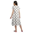 thumbnail image 2 of Moomaya Cotton Lace Neckline Sleepwear For Ladies V-Neck Printed Nightdress, 2 of 5