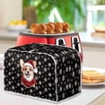 thumbnail image 3 of SEANATIVE 4 Slice Toaster Covers Christmas Corgi Bread Toaster Cover Toaster Dust Cove Small Xmas Snowflake Kitchen Appliance Protector, Keep from Dust Fingerprint, 3 of 7