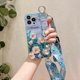 thumbnail image 2 of For iPhone 16 Pro Max Case with Strap Kickstand, Shoulder Lanyard Floral Pattern IMD TPU Phone Cover, 2 of 5