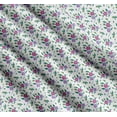 thumbnail image 3 of Soimoi Cotton Poplin Fabric Leaves & Periwinkle Floral Fabric Prints By Yard 56 Inch Wide, 3 of 7