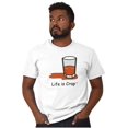 thumbnail image 4 of Glass Half Full Empty Optimist Men's Graphic T Shirt Tees Brisco Brands L, 4 of 4