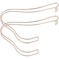 thumbnail image 3 of GOOHOCHY 2 soportes de exhibición de zapatos de metal elástico, soporte simple para zapatos de tacón alto, estantes de acero inoxidable para uso en el hogar y la tienda (oro rosa)., 3 of 8