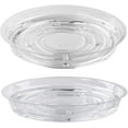 thumbnail image 6 of 20 Pack Clear Plastic Plant Saucer Drip Trays Large Plant Plate Dish for Indoor Flower Pots and Planters, Bulk - 6/8/10/12 Inches(Optional), 6 of 7