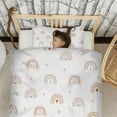 thumbnail image 3 of Boho Bohemia Rainbow Duvet Cover and Pillowcase Set for Single Bedding, Bedroom Accessories for Kids Teens, 3 of 5