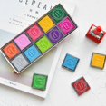 thumbnail image 3 of Kids Stamps Craft Ink Pad Mini Stamp Pads Kids Ink Pad Finger Stamp Pad Rainbow Ink Pad, 3 of 3