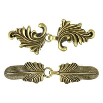 2 Pack Vintage Sweater Clips Cape Cloak Clasp Cardigan Clips for Women, Bronze