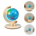 thumbnail image 2 of MRLESS Kids' Educational Wood Globe Diy Earth Model Kit Handmade Science Craft Globe Ideal For Classroom Home Offices, 2 of 8