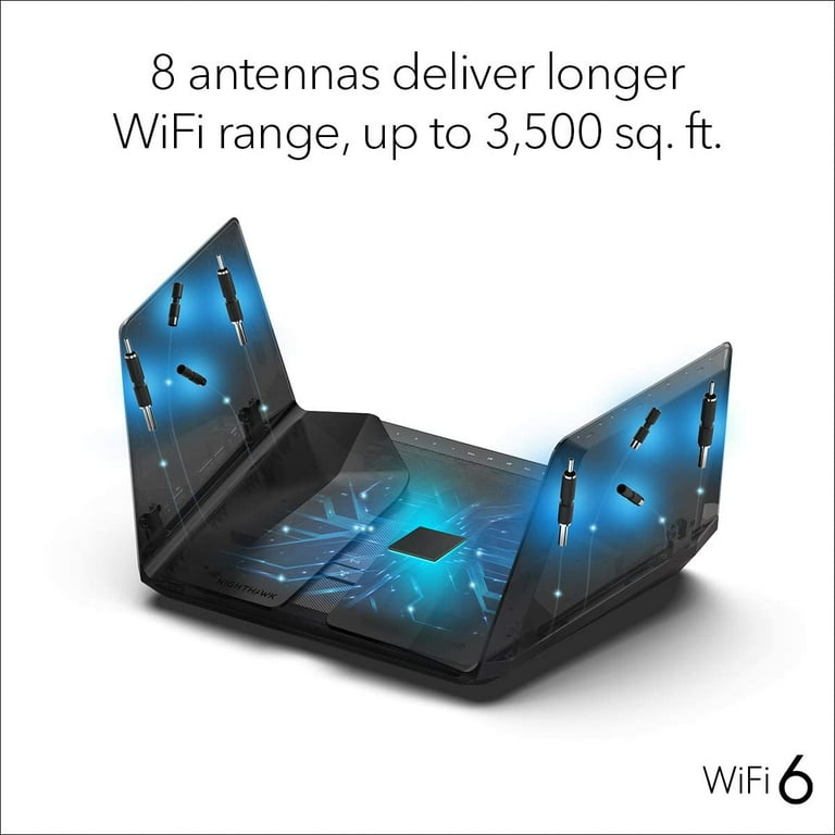 NETGEAR Nighthawk AX6000 - Wireless Home Internet WiFi 6 NETGEAR Nighthawk AX6000 - Wireless Home Internet WiFi 6