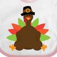 thumbnail image 4 of Inktastic Thanksgiving Pilgrim Turkey Boys or Girls Baby Bib, 4 of 4