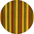 thumbnail image 1 of Ahgly Company Machine Washable Indoor Round Southwestern Yellow Country Area Rugs, 5' Round, 1 of 4