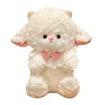 thumbnail image 2 of SPOORYYO Simulated Lint Lamb Toy - Adorable White Doll, Soft Cotton Material, Ideal Children's Holiday and Birthday Gift, 2 of 6