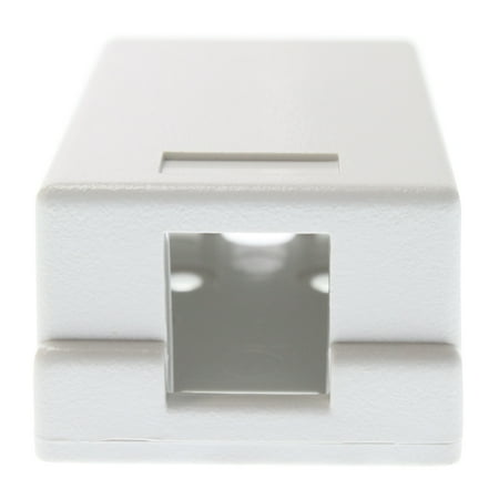 - Gigamedia SMB1PWHT 1417-570 Surface Mount Modular Box, SMB, 1-Port, White