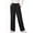 Black, variant on MOSHU Wide Leg Jeans for Women Elastic Waisted Denim Pants Straight Casual Womens Jean with Side Pockets