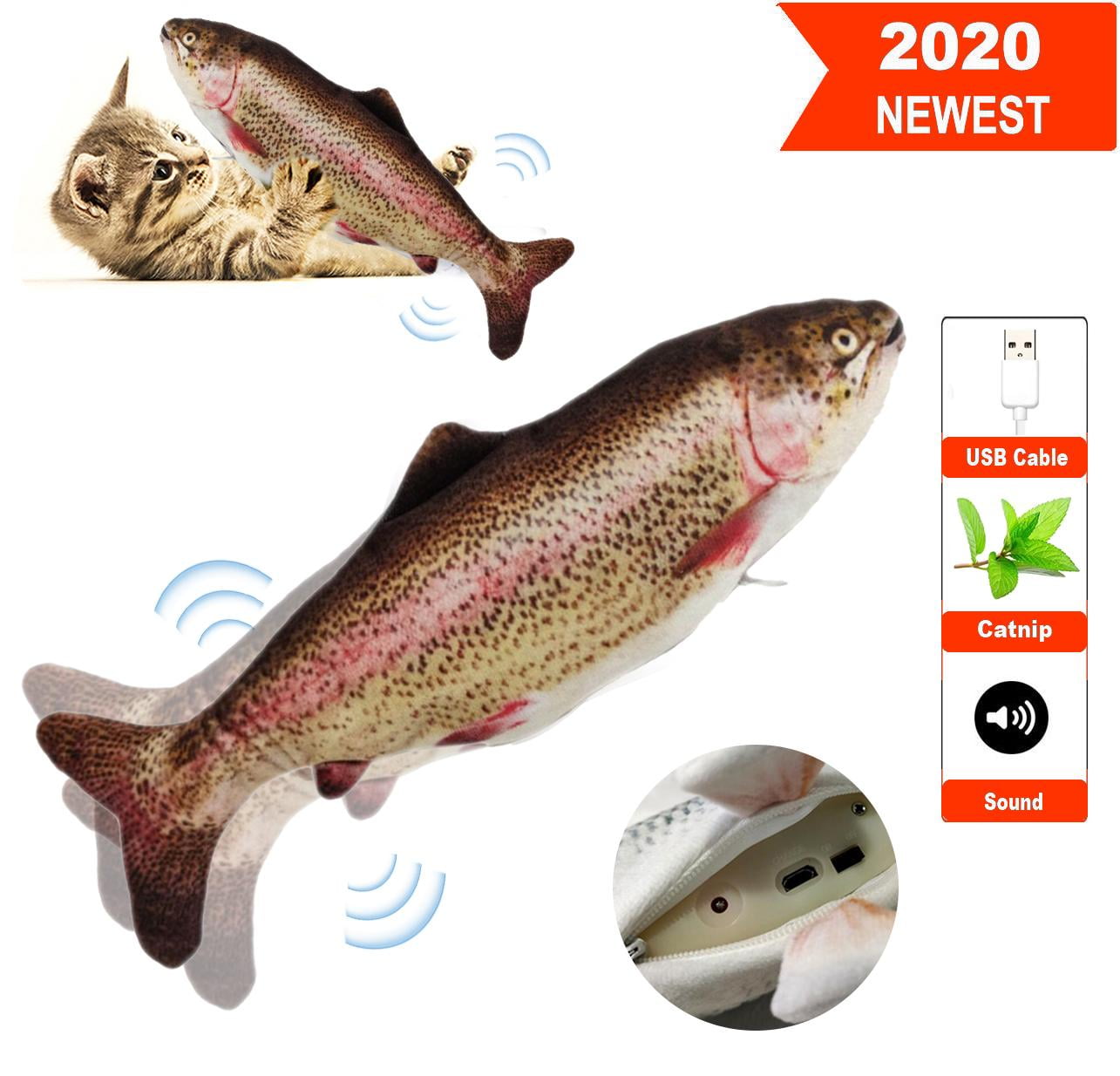 plastic trout toy