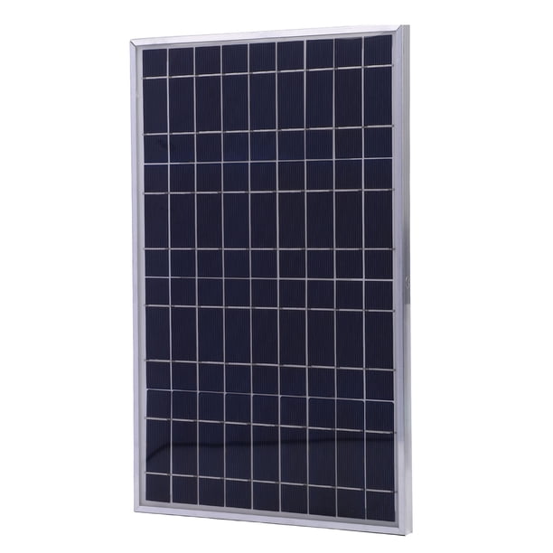 Panel Solar, Kit De Controlador De Panel Solar 12V 10-50A Regulador 100W Marco De Aluminio Para Cabina De Hotel En Casa