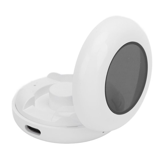Smart Ring Charging Bin, Secure Convenient 200mAh Battery Charge 10 Times Compact Design Ring Charger Compartment  for COLMI R02 R06 R11M R8