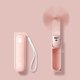 thumbnail image 2 of Miniventilador de mano recargable por USB, función de banco de energía, ventilador de escritorio portátil de bolsillo, plegable, dos velocidades, silencioso (rosa) XianweiShao 1327537057659, 2 of 5