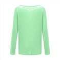thumbnail image 4 of Blusa de Larga con Cuello y Hombros Descubiertos para Mujer Verde M, 4 of 5