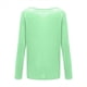 thumbnail image 4 of Blusa de Larga con Cuello y Hombros Descubiertos para Mujer Verde S, 4 of 5