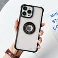 thumbnail image 2 of Cute Candy iPhone 14 Pro Clear Case,360° Rotatable Kickstand Holder Military Grade Dropproof Shockproof Slim Soft Silicone Protective Phone Cases Cover 6.1"(Black), 2 of 12