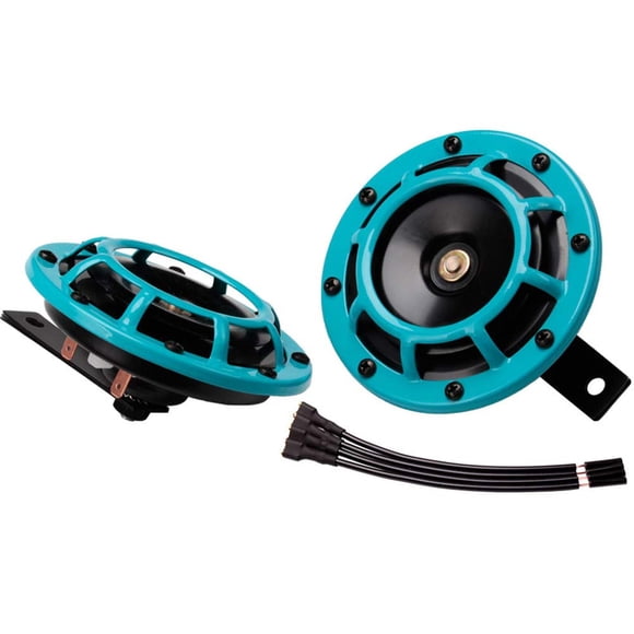 FARBIN Supertone - Bocina de motocicleta de 12 V - Kit de bocina doble de metal de tono alto y bajo