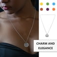 thumbnail image 2 of 1 Set Heart-shaped Aroma Pendant Decorative Essential Oil Diffuser Necklace for Women, 2 of 6