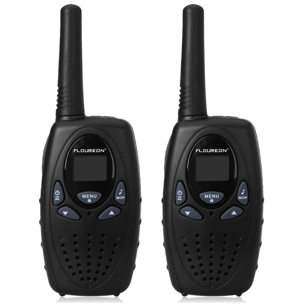 2 x FLOUREON Two Way Radio UHF462-467MHz Walkie Talkie Set 5KM Range Interphone 