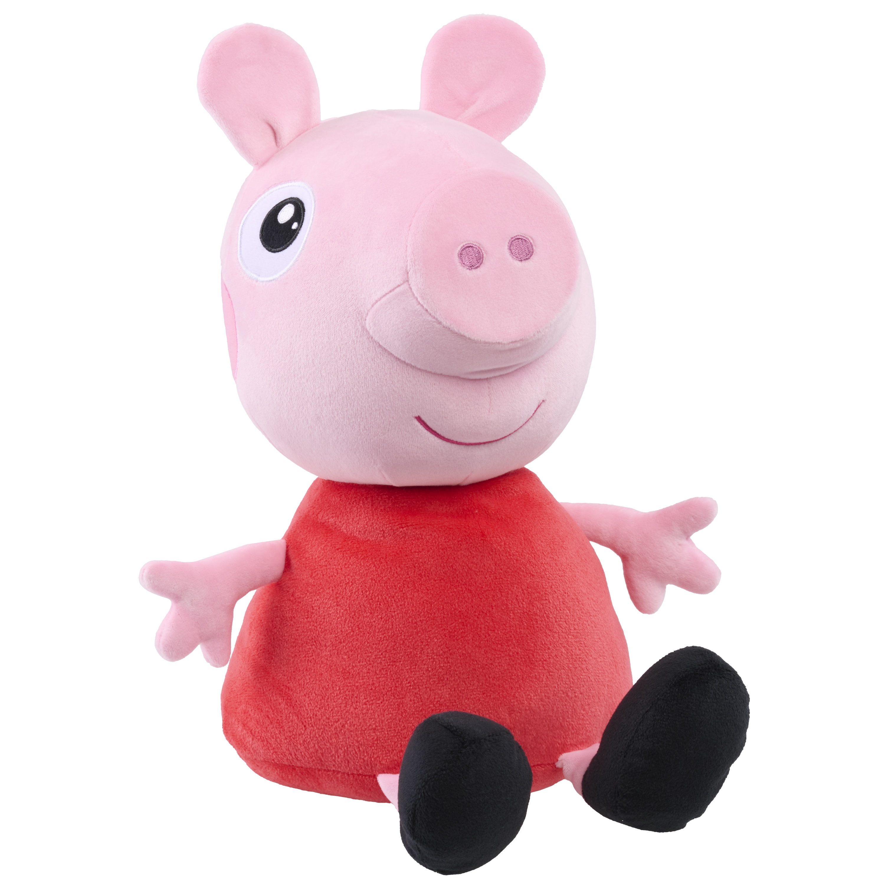 Peppa Pig 2 lb Weighted Large Plush, 12-Inch Stuffed Animal, Kids Ages 3 and Up