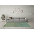 thumbnail image 3 of Ahgly Company Indoor Rectangle Abstract Light Blue Modern Area Rugs, 7' x 10', 3 of 4