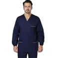 thumbnail image 1 of El estiramiento médico unisex de 4 direcciones del uniforme médico friega el conjunto médico friega la parte superior y los pantalones, 1 of 2
