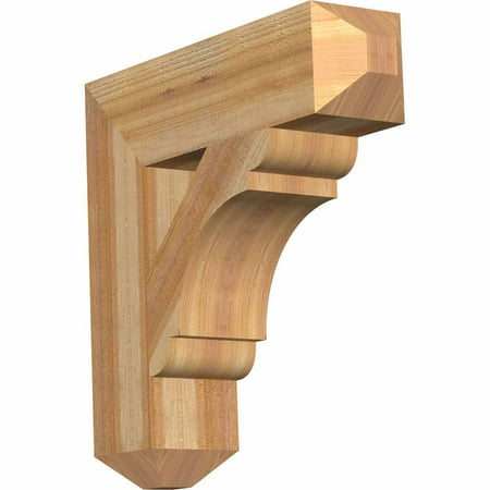 

Ekena Millwork 6 W x 24 D x 24 H Olympic Craftsman Rough Sawn Bracket Western Red Cedar