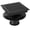 Matte Black, variant on 2024 New Shower Drain, Linear Shower Drain 304 Stainless Steel High Flow Shower Drain Kit with Grate Removable, Adjustable Leveling Feet, Rectangular Shower Drain