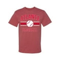 thumbnail image 2 of Wild Bobby City of Atlanta Baseball Fantasy Fan Sports Men's T-Shirt, Vintage Heather Red, XX-Large, 2 of 6