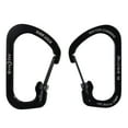 thumbnail image 2 of Nite Ize SlideLock Stainless Steel Carabiner #3 - Black, 2 of 7