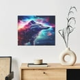 thumbnail image 6 of Lsque Starry Multicolored Wolf Print Wall Art – Decorative Picture for Living Room, Bedroom, and Office (Horizontal), 6 of 6