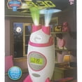 thumbnail image 3 of Time & Space Rocket Shaped Projection Alarm Clock, Pink White, 3 of 4