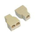 thumbnail image 2 of Répartiteur de Câble RJ45 1 à 2 Répartiteur vers 2 Adaptateurs de Cordon Ethernet pour Maison Bureau, 2 of 8