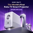 thumbnail image 2 of Proyector Aurzen D1R Roku TV Inteligente 1080P FHD Bluetooth, 2 of 9