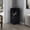 Black, variant on Melamine-coated Particle Board Construction | Spacious Open Shelves and Hidden Compartments in Living Area | Save Space and Keep Bar Items Neat