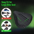 thumbnail image 4 of Zacro Housse de Siège de Vélo Grande Taille Rembourrée en Gel Coussin Large pour Selle de Vélo Réglable pour Hommes Femmes Compatible avec Sièges de Vélo Cruiser, 4 of 4