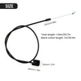 thumbnail image 3 of 1Pc Throttle Pull Cable Lawn Mower Accelerator Cable Engine Control Cable for Craftsman Lawn Mower Series 038 2003-2007, 3 of 9