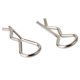 thumbnail image 4 of Universal RC Coche Control remoto Barco Clips de cuerpo de acero inoxidable Pasadores Hebilla en forma de R 1:10 100 Uds Kearding WJ3178-00, 4 of 7