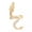 1pcs Right Earring#1, variant on Boho Punk Cat Snack Crystal Animal Ear Clip Stud Earring Women Men Retro Jewelry-2pcs Gold Swallow Earring#6