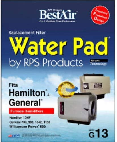 BestAir G13 Replacement Metal Water Pad for General models 9 3/4' x 11 3/4' x 1 3/8'