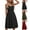 Black#1, variant on pstuiky Summer Dresses for Women , Solid Color Tank Dress Suspenders Midi Dress Casual Sleeveless V-Neck Formal Dresses for Women with Button Black L