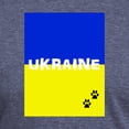 thumbnail image 3 of CafePress - Ukraine Paws T Shirt - Mens Tri-blend T-Shirt, 3 of 4
