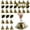 Set 2, variant on Christmas Bells for Crafts​ Small Colorful Jingle Bells with Loud Sound, 4 Bright Colors, Miniature Bells for Tree Home Decoration 200Pcs Set 1