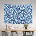 thumbnail image 4 of Xecao Blue Butterflies Print Tapestry, Wall Hanging Room Funny Decor, Backdrop Room Decor for Bedroom Living Room dormitory, 4 of 8
