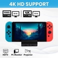 thumbnail image 6 of TV Dock For Nintendo Switch and OLED Model, 4K HDMI Docking Station Portable Charging Adapter Replacement Stand with Extra USB 3.0 2.0 Port, USB-C Charge and Play, 6 of 10