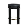 thumbnail image 6 of Meridian Furniture Harrison Black Vegan Leather Counter Stool, 6 of 6